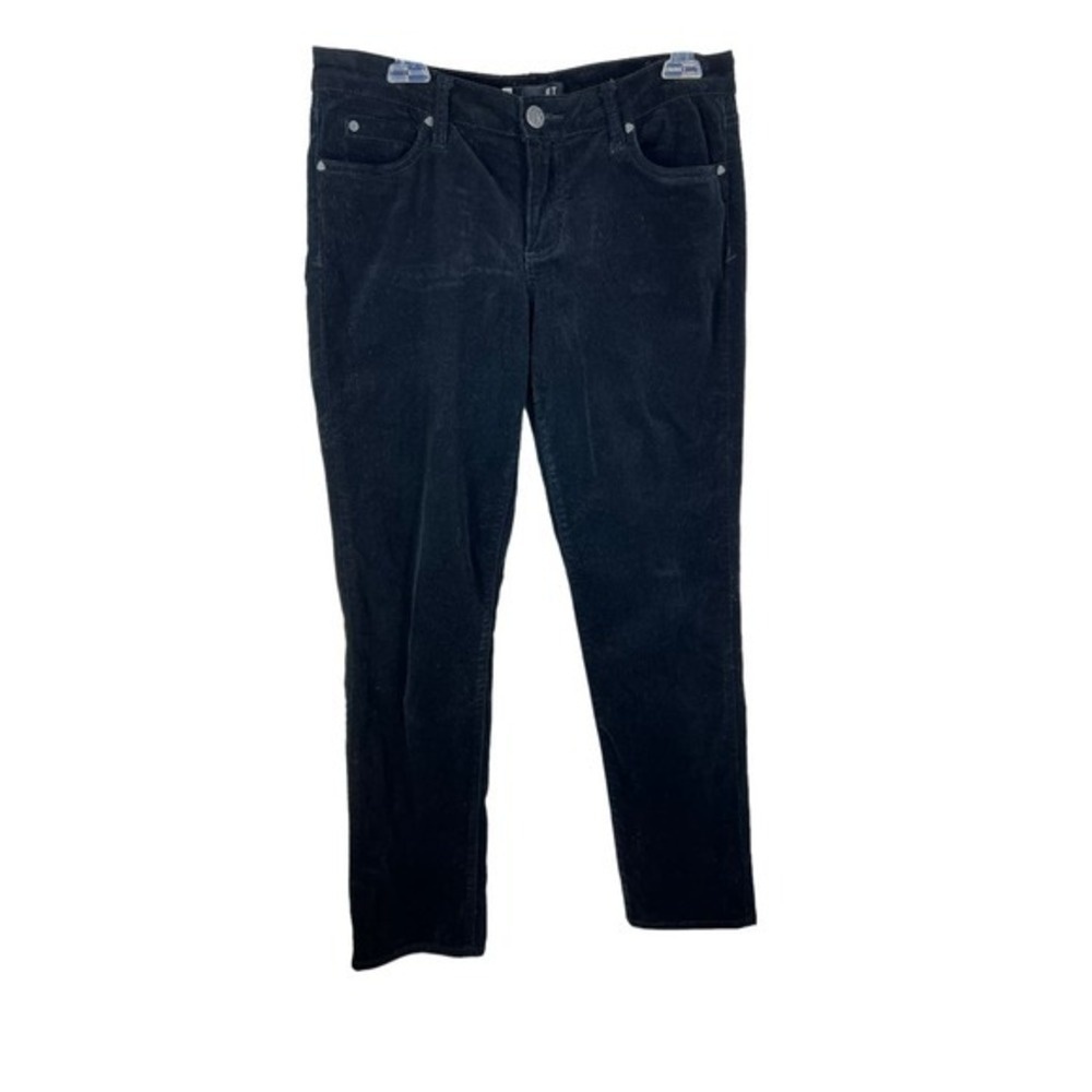 KUT from the Kloth Catherine Boyfriend Corduroy Pants‎ Black Size 8 Women's